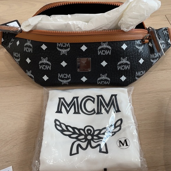 MCM Belt Bag+Cross body+100% Authentic+Fanny Pack - Picture 7 of 10